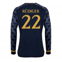 Billiga Real Madrid Antonio Rudiger #22 Borta fotbollskläder 2023-24 Långärmad